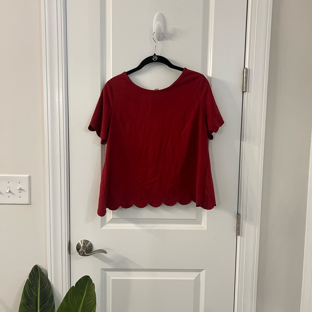 Scalloped Francescas Top